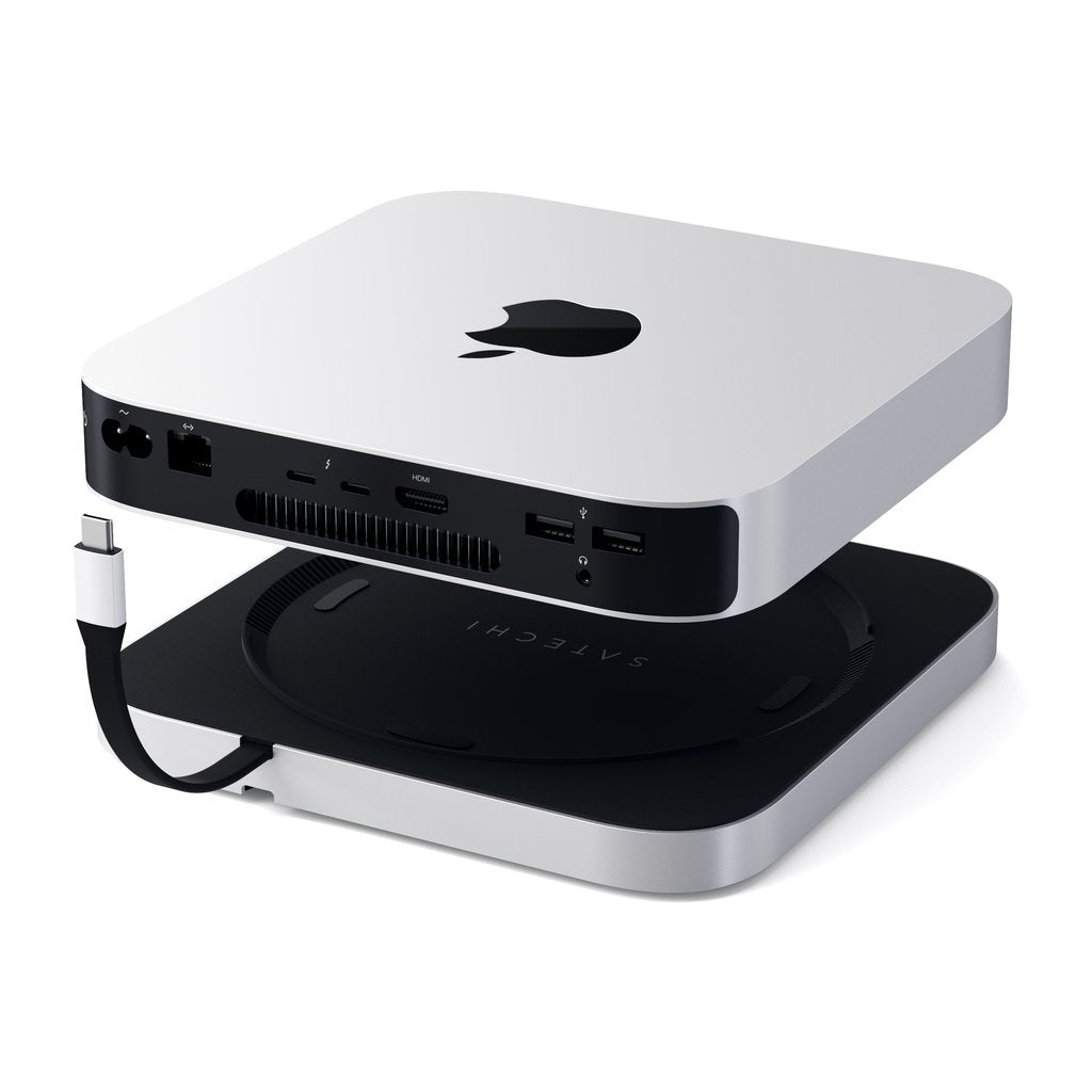 Satechi | Stand & Hub for Mac Mini w/ SSD Enclosure | ST-MMSHS