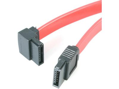 Startech | 12in SATA to Left Angle SATA Serial ATA Cable | SATA12LA1
