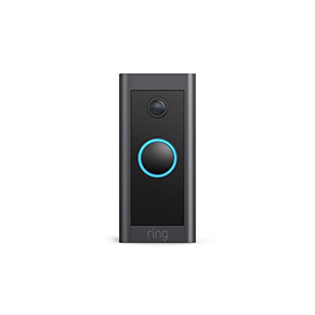 Ring | Video Wired Doorbell - Black | B08CKB3PZH