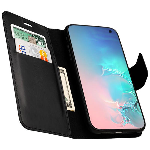 Caseco | Bond St. Wallet Folio Case - Samsung Galaxy S10e - Black | C3213-01