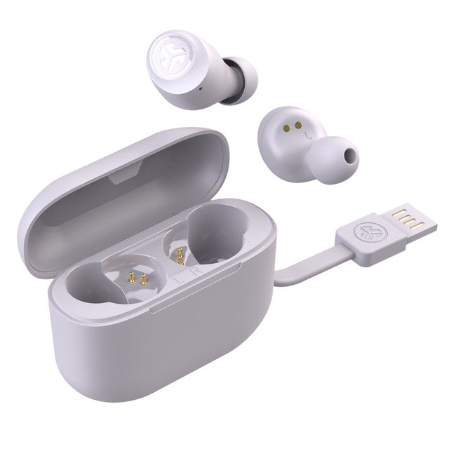 JLab | Go Air Pop True Wireless Headphones Lilac White | 105-1688  | PROMO ENDS DEC. 26 | REG. PRICE $39.99