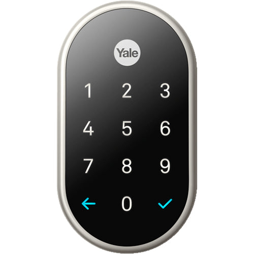 Google | Yale Lock Smart Home Lock Satin Nickel - Silver | 115-1977