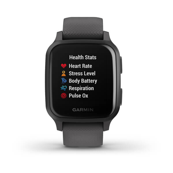 Garmin | Venu Sq GPS Smartwatch and Fitness Tracker with Incident Detection - Grey | 010-02427-00