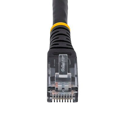 Startech | Cat6 Molded Ethernet Cable (650mhz 100w Poe Rj45 Utp) - 50 Ft - Black | C6PATCH50BK