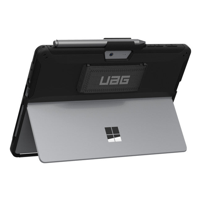 UAG | Scout Rugged Handstrap Case Black for Microsoft Surface Go 2/Surface Go 1 | 120-4089