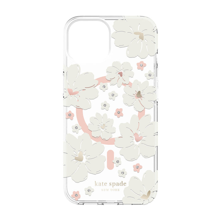 //// Kate Spade NY |  iPhone 14/13 - Protective Hardshell for MagSafe Case - Classic Peony | KSIPH-234-CFLCC