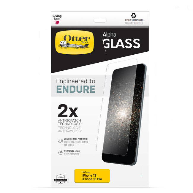 Otterbox | Alpha Glass Screen Protector iPhone 13 / 13 Pro | 118-2392