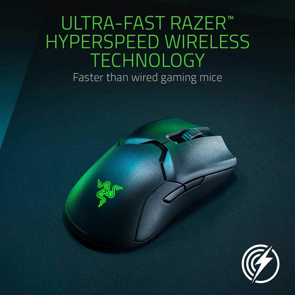 Razer | Viper Ultimate 20000 DPI Wireless Optical Gaming Mouse with Dock - Black | RZ01-03050100-R3U1