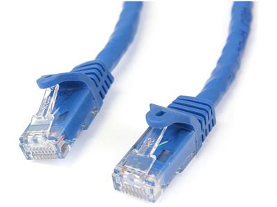 Startech | Cat6 Snagless Ethernet Cable (650mhz 100w Poe Rj45 Utp) - 3 Ft - Blue | N6patch3bl