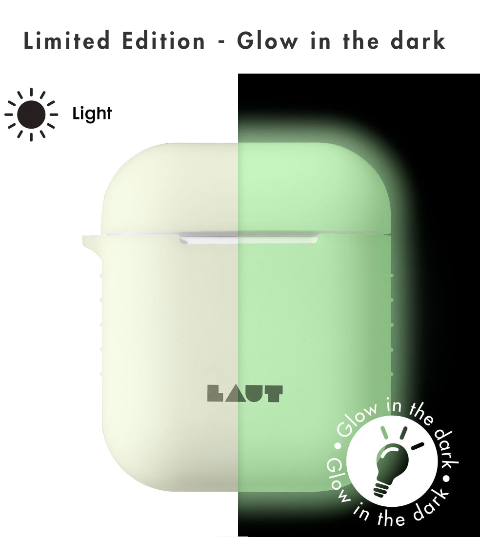 LAUT | Pod Case AirPods - Glow in the Dark | LAUT_AP_POD_GL