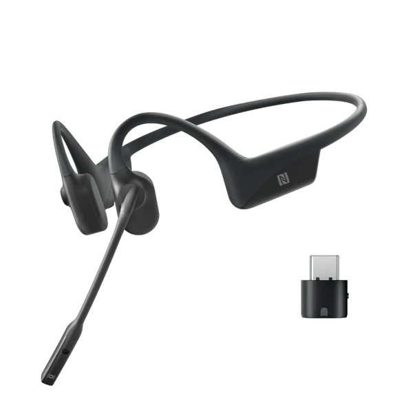 //// Shokz | OpenComm UC Bluetooth Headset With Boom Mic & USB-C Dongle - Black | C102-AC-BK-US | PROMO ENDS NED |  REG. PRICE  $269.99