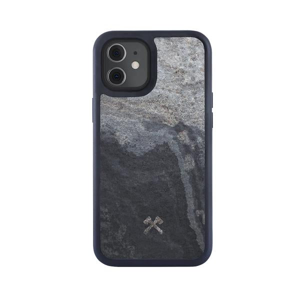 Woodcessories | iPhone 12 mini - Real Slate Stone - Camo Gray | WOOD-STO066