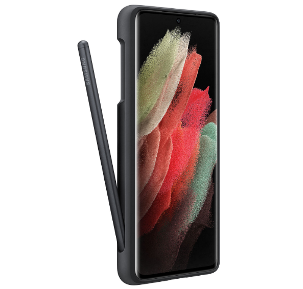 //// Samsung | Galaxy S21 Ultra - Silicone Cover Case W/ S-Pen - Black | 120-3941
