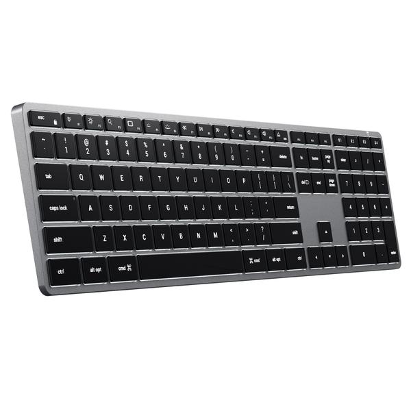 Satechi | Slim X3 Bluetooth Backlit Keyboard - Space Gray | ST-BTSX3M