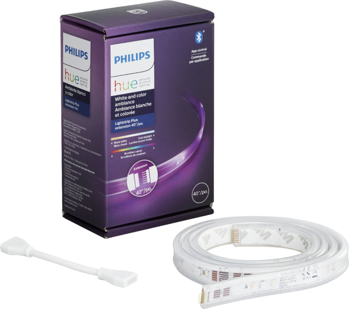 Philips Hue | 1m (3.3 ft.) LED Lightstrip Plus Extension Bluetooth Enabled | 555326