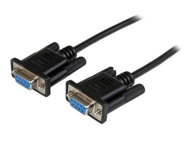 Startech | 2m Black Db9 Rs232 Null Modem Cable F/F Scnm9ff2mbk