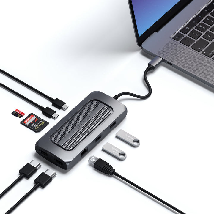 Satechi | USB-C Multiport MX Adapter - Space Gray | ST-UCMXAM