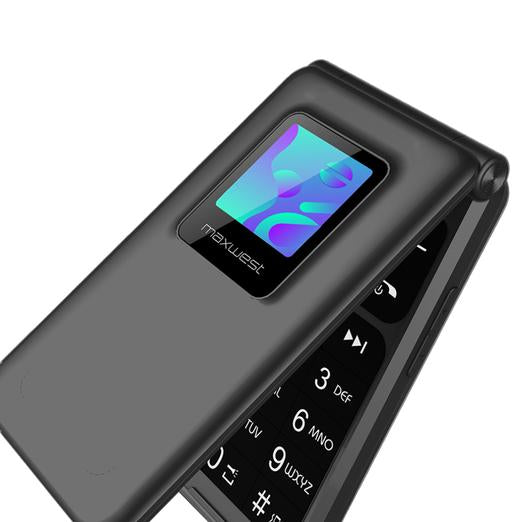 Maxwest | Neo Flip LTE Phone - Black | PH-NFLTE-BK