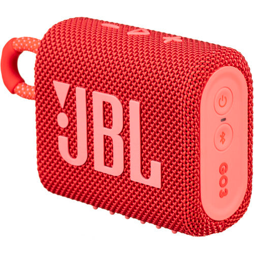 JBL | Go 3 Waterproof Bluetooth Wireless Speaker - Red | JBLGO3REDAM