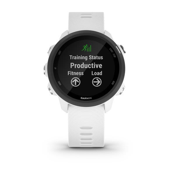 Garmin | Forerunner 245 GPS Music Running Smartwatch and Fitness Tracker - White | 010-02120-21