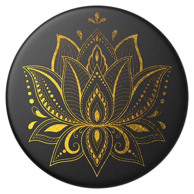 //// PopSockets | PopGrip Golden Prana Black | 123-0368