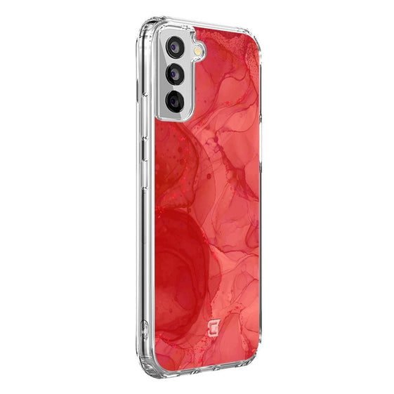 //// Caseco | Marble - Samsung S21 FE Artist Case Rouge|  C2482-00DC