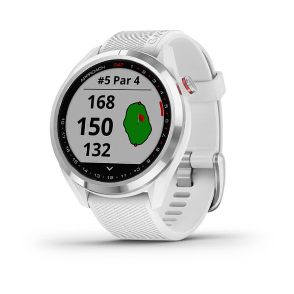 Garmin | Approach S42 GPS Golfing Smartwatch - White | 010-02572-11