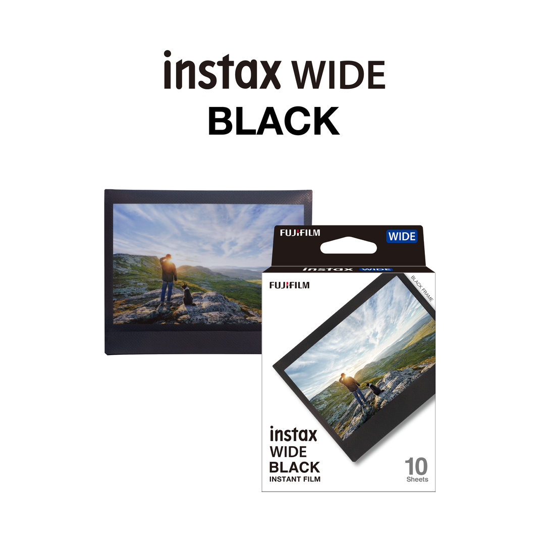 Fujifilm | Instax Wide Instant Film Black 10 Pack | 600022265