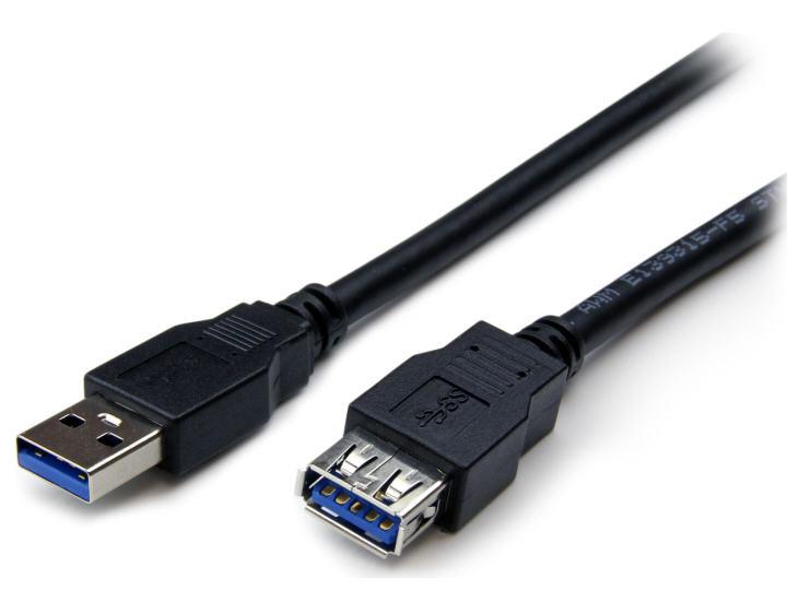 Startech | USB 3.0 Extension Cable M/F 1M / 3FT Black | USB3SEXT1MBK