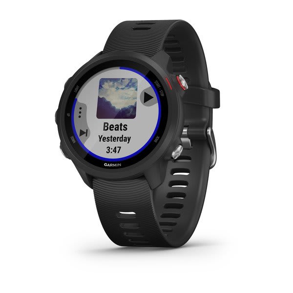 Garmin | Forerunner 245 GPS Music Running Smartwatch and Fitness Tracker - Black | 010-02120-20