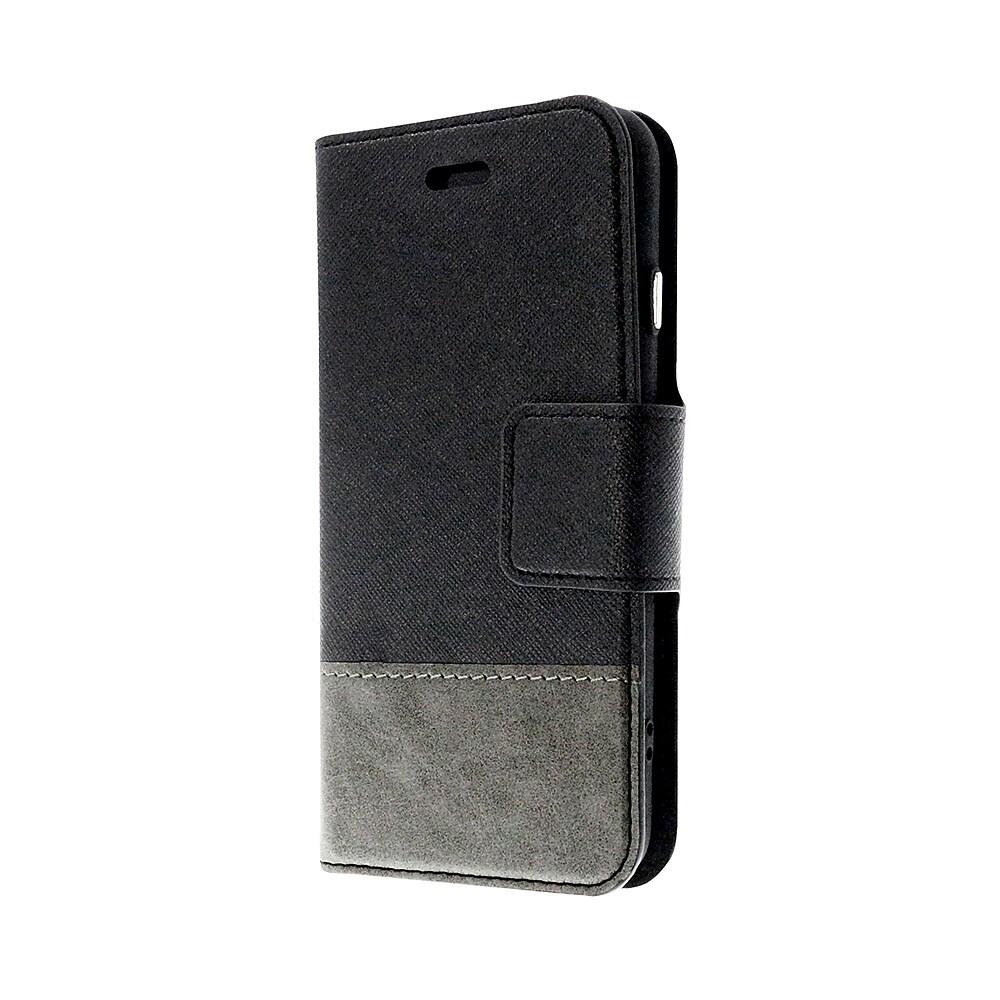 Caseco | Broadway 2-in-1 RFID Shield Folio Case - iPhone SE Black CC-BD-iPSE-BK