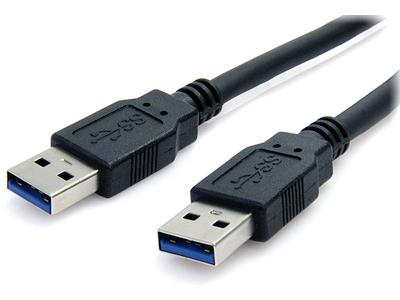 Startech | 6 Ft Black Superspeed USB 3.0 Cable A To A - M/M | USB3SAA6BK