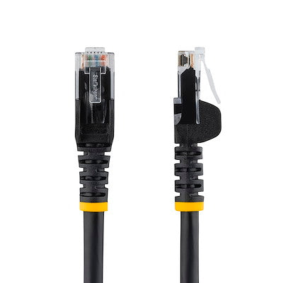 Startech | Cat6 Snagless Ethernet Cable (650mhz 100w Poe Rj45 Utp) - 50 Ft - Black | N6PATCH50BK