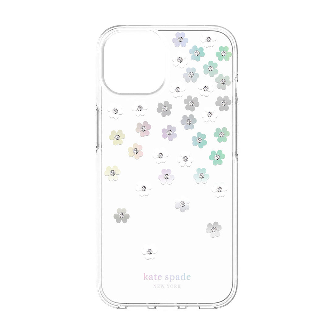//// Kate Spade NY | iPhone 14/13 - Protective Hardshell Case - Scattered Flowers | KSIPH-222-SFIRC