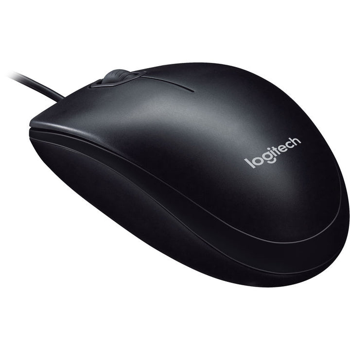 Logitech | M100 Wired USB-A Optical Mouse - Black | 910-001601