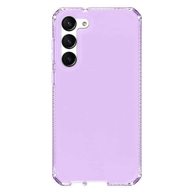Itskins | Galaxy S23 - Spectrum_R Clear DropSafe Case - Light Purple/Transparent | 120-6638