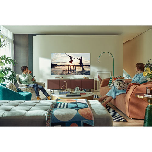 Samsung | 55" 4K UHD HDR Mini-LED Tizen OS Smart TV - 2021 - Titan Black | QN55QN90AAFXZC
