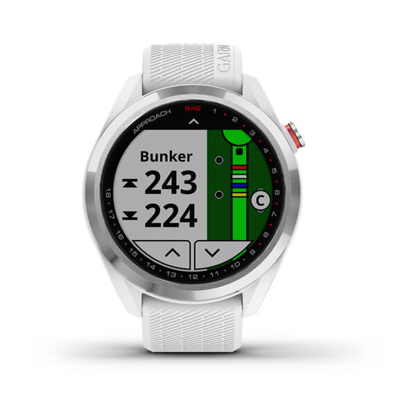 Garmin | Approach S42 GPS Golfing Smartwatch - White | 010-02572-11