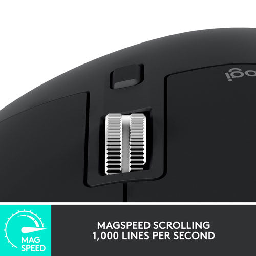 Logitech | MX Master 3s Bluetooth Wireless Performance Mouse - Black | 910-006556