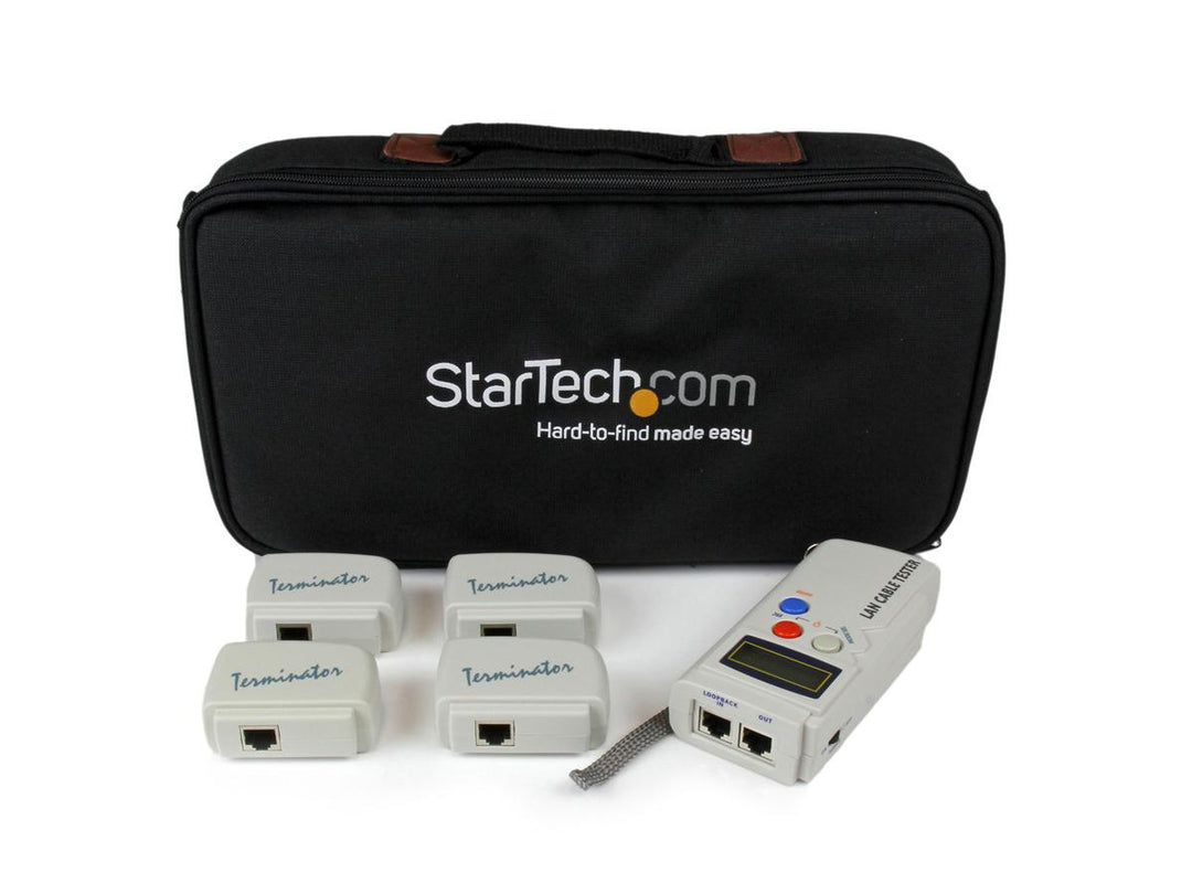 SO Startech | NETWORK CABLE TESTER W/ LOOPBAC