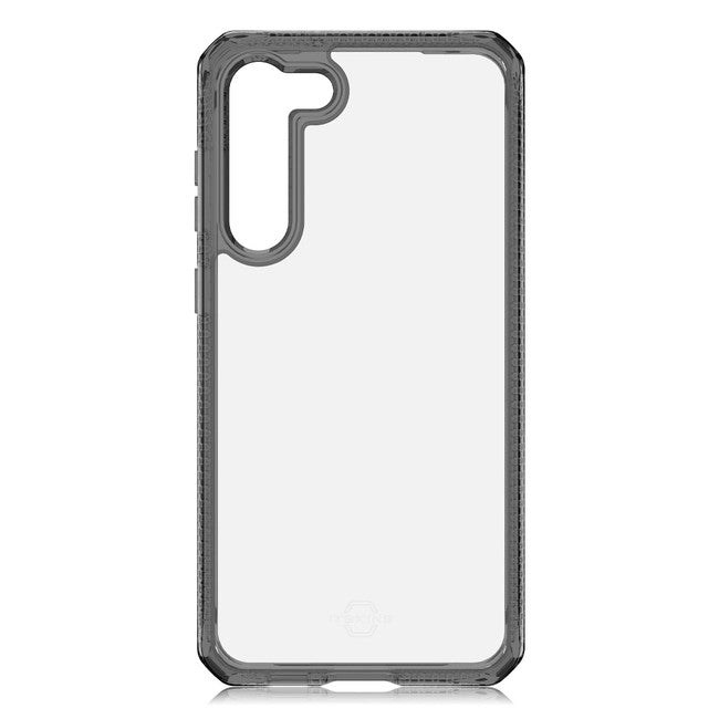 Itskins | Galaxy S23 - Hybrid_R Clear DropSafe Case - Black/Transparent | 120-6635