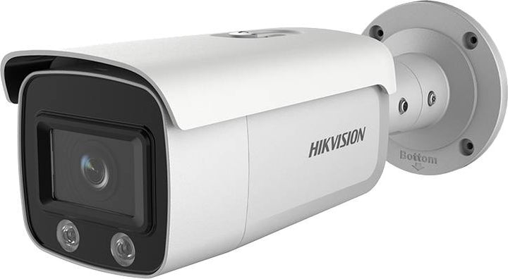 SO Hikvision | Pro Series ColorVu 4MP Outdoor IP Bullet Camera - White | DS-2CD2T47G1-L 4MM