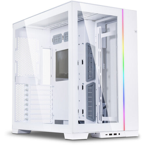 Lian-Li | Full Tower Case 4mm Tempered Glass EATX - White | O11DEW