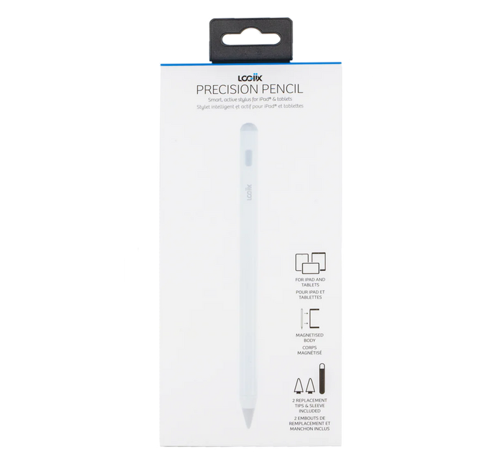 /// LOGiiX | Precision Pencil Stylus for iPad - White | LGX-13508
