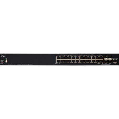 Cisco | 24-Port 10GBase-T Stackable Managed Switch |  SX350X-24-K9-NA
