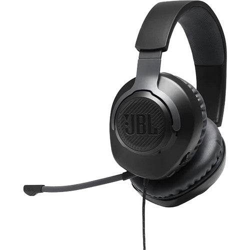 JBL | Quantum 100 Wired Over-ear Gaming Headset - Black | JBLQUANTUM100BLKAM