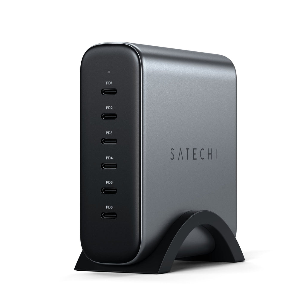 Satechi | 200W USB-C 6-Port PD GaN Charger | ST-C200GM-US