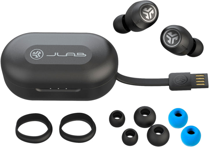 JLab | Jbuds Air True Wireless Earbuds Black with Noise Cancellation | 105-1668