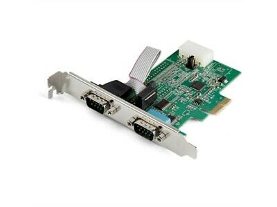 Startech | Rs232 Db9 Serial 2 Portal PCIe Card Low and Std Bracket | PEX2S953