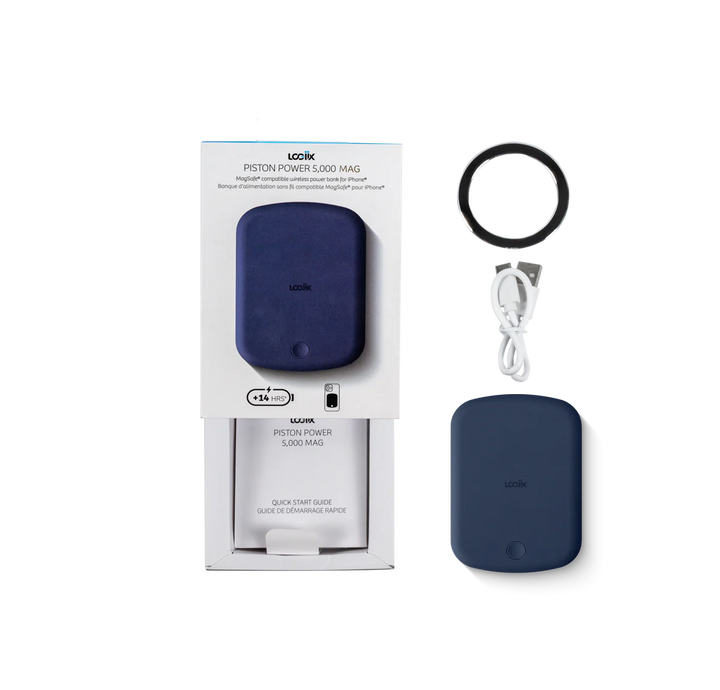 LOGiiX | Piston Magsafe Slim - Power Bank 5000 mAh  - Navy | LGX-13304